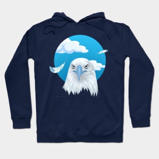 Blue Eagle Circle Hoodie